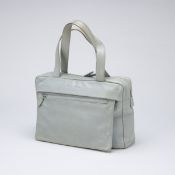 JIL SANDER - Handtasche in Hellblau mit abnehmbarer Außentasche