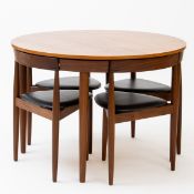 Mid Century Esstisch mit 6 Stühlen