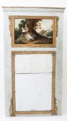 Barock Wandspiegel mit Supraporte