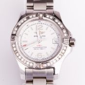 Breitling - Damenarmbanduhr mit Brillanten