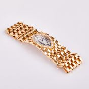 Seltene CHOPARD-Armbanduhr mit Brillanten und Perlmutt-Zifferblatt