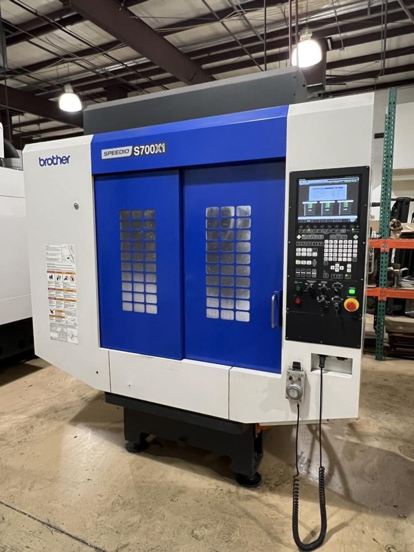 2016 Brother Speedio S700x1 Vertical Machining Center, Travels 11.8" x 15.7" x 27.6", BT-30, 16,