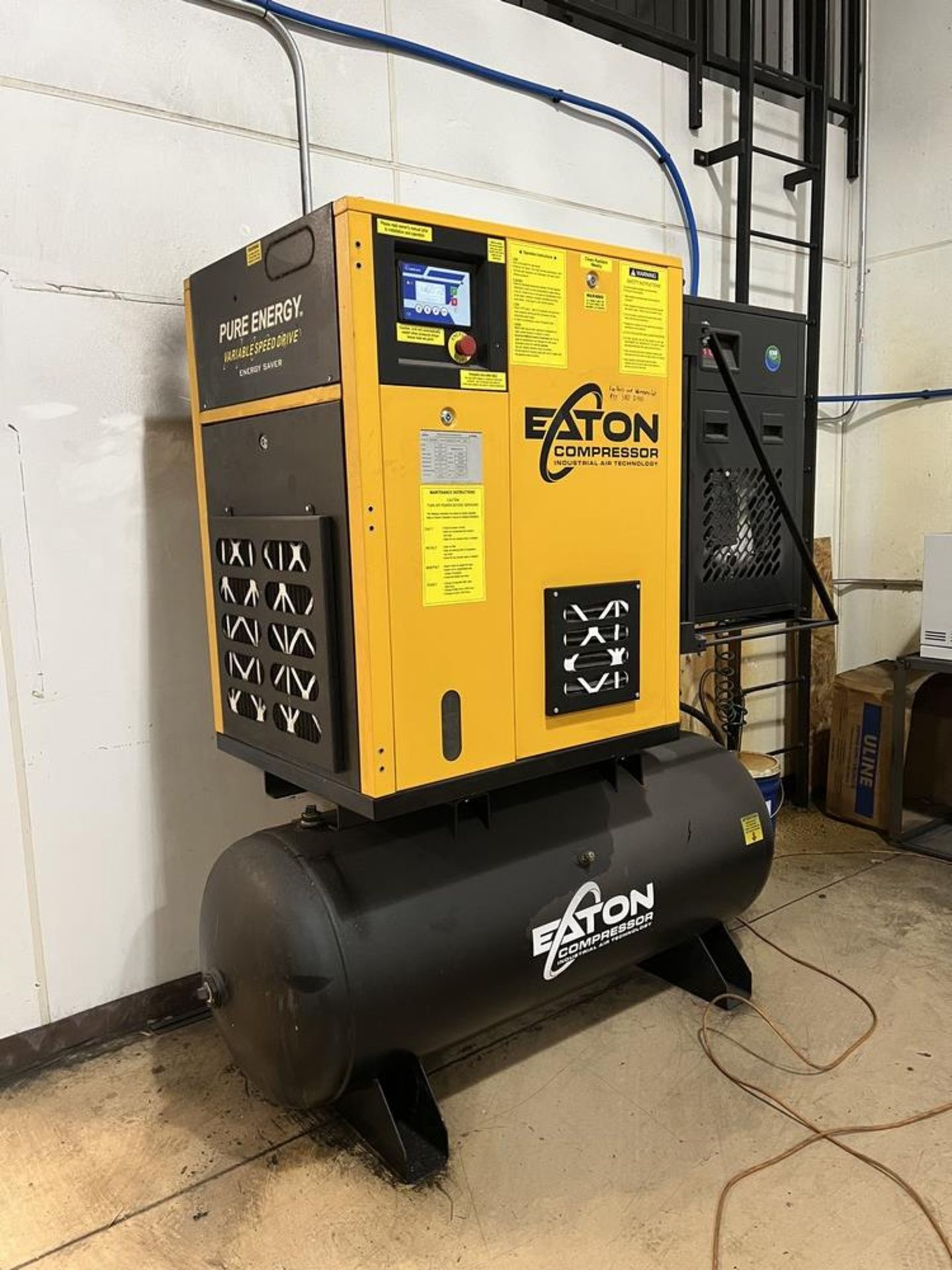 Eaton Compressor Model ERVK 150003 15 HP, 3 Phase, 460V, Variable Speed Drive With Eaton - Image 2 of 9