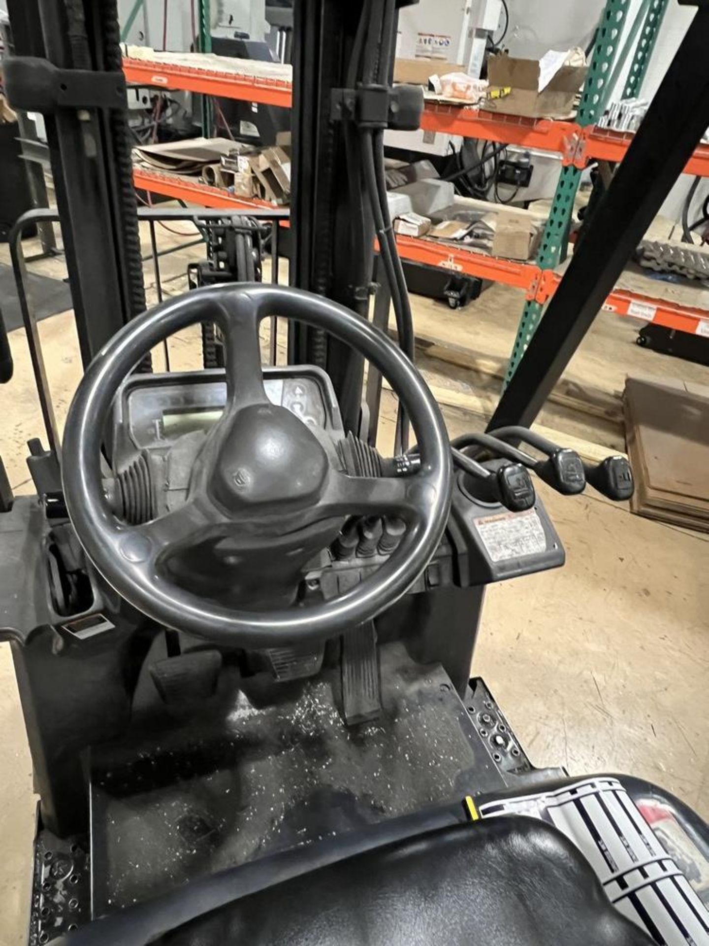CAT Model 2C3000 Forklift, Side Shift, 2 Bottles of Propace, 13392.6 Hours, Hard Rubber Wheels, - Image 10 of 10