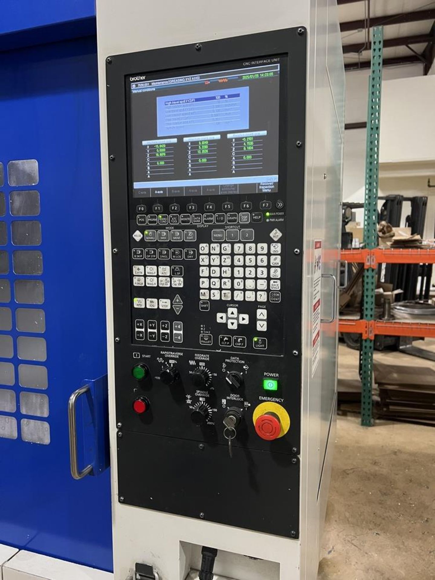 2016 Brother Speedio S700x1 Vertical Machining Center, Travels 11.8" x 15.7" x 27.6", BT-30, 16, - Image 10 of 23