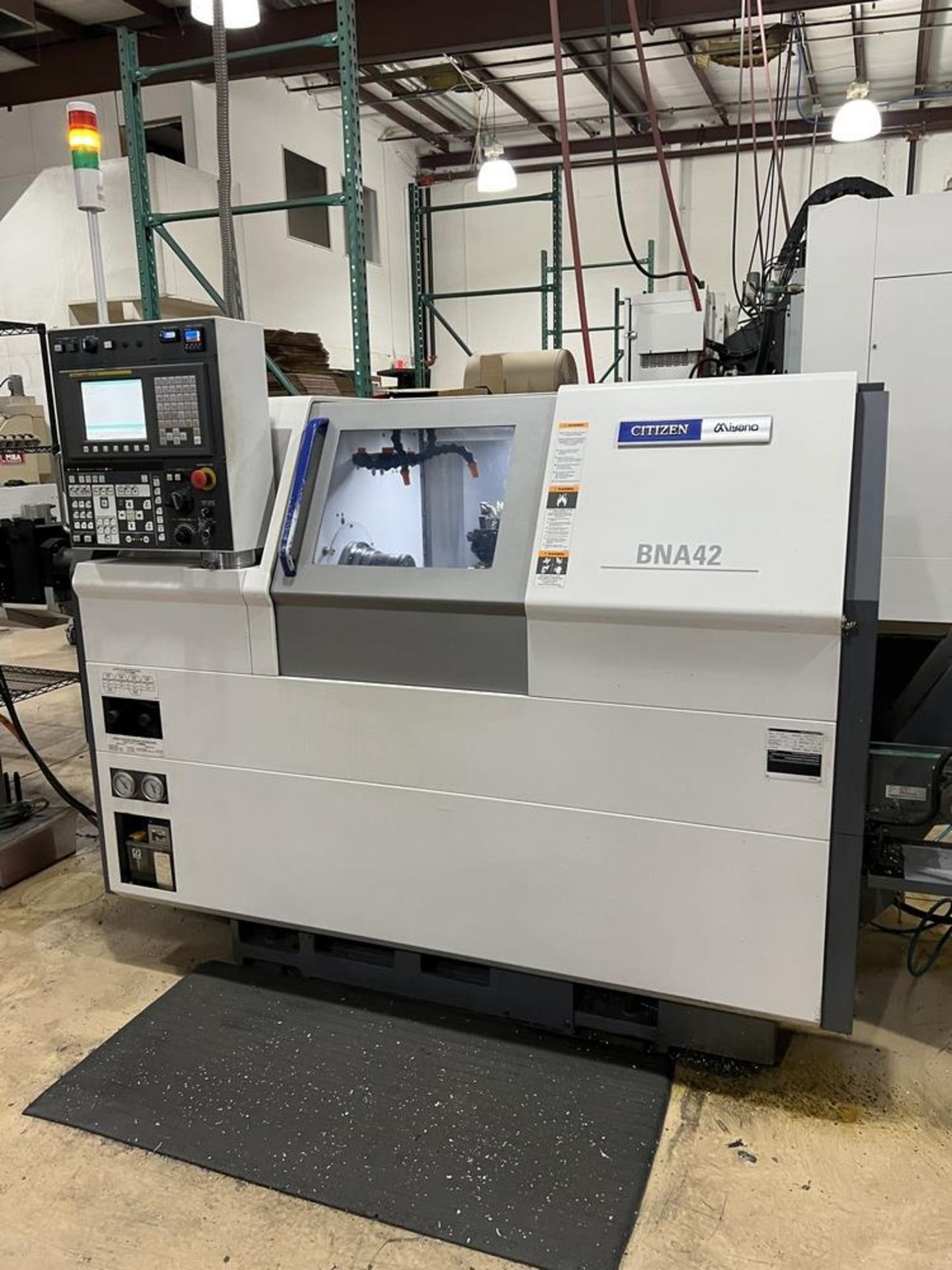 2018 Citizen Miyano BNA-42S2 CNC Lathe With Edge Miyano 542 Bar Feeder Wtih Barfeed Guide - Image 2 of 22