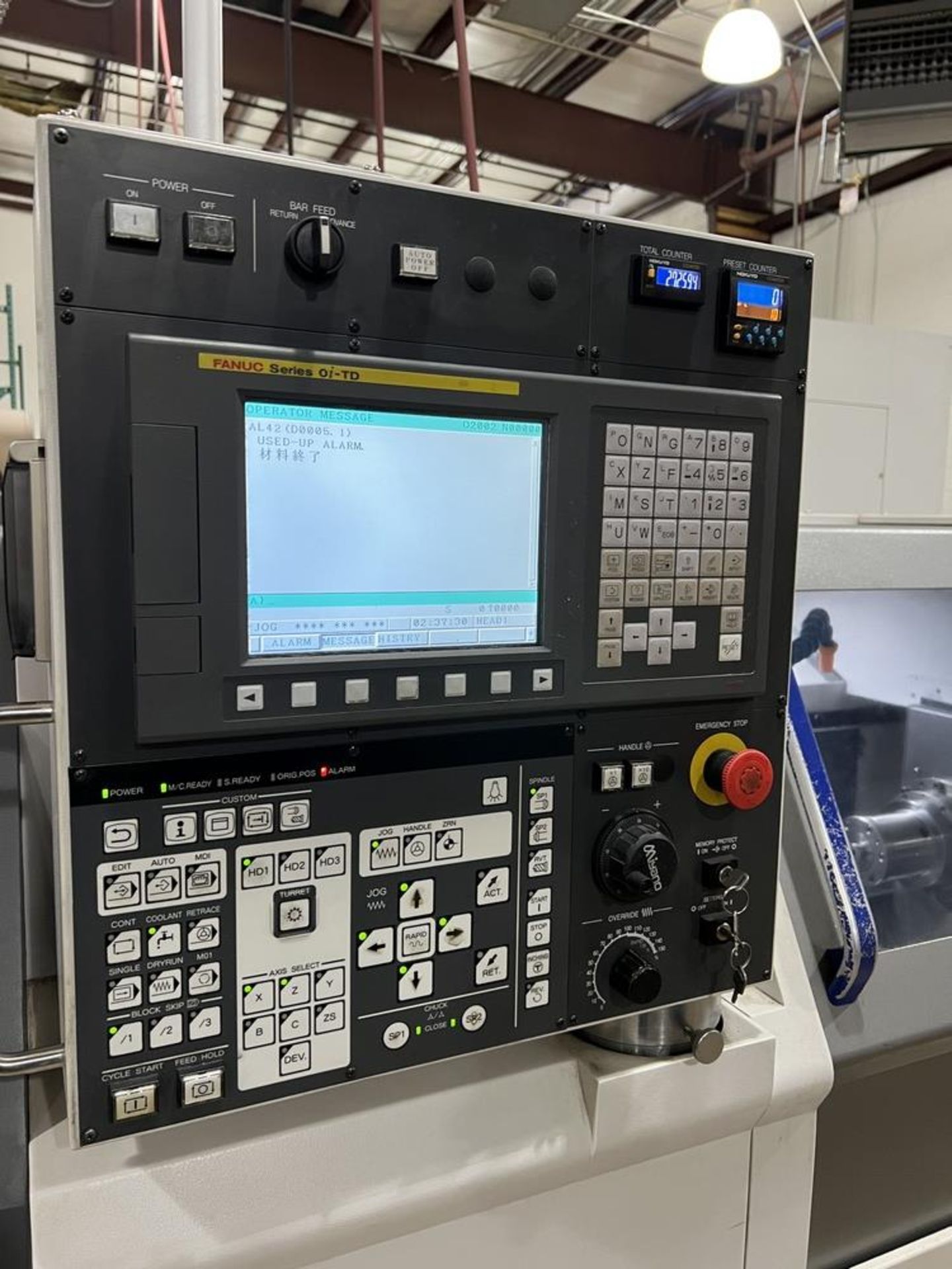 2018 Citizen Miyano BNA-42S2 CNC Lathe With Edge Miyano 542 Bar Feeder Wtih Barfeed Guide - Image 3 of 22