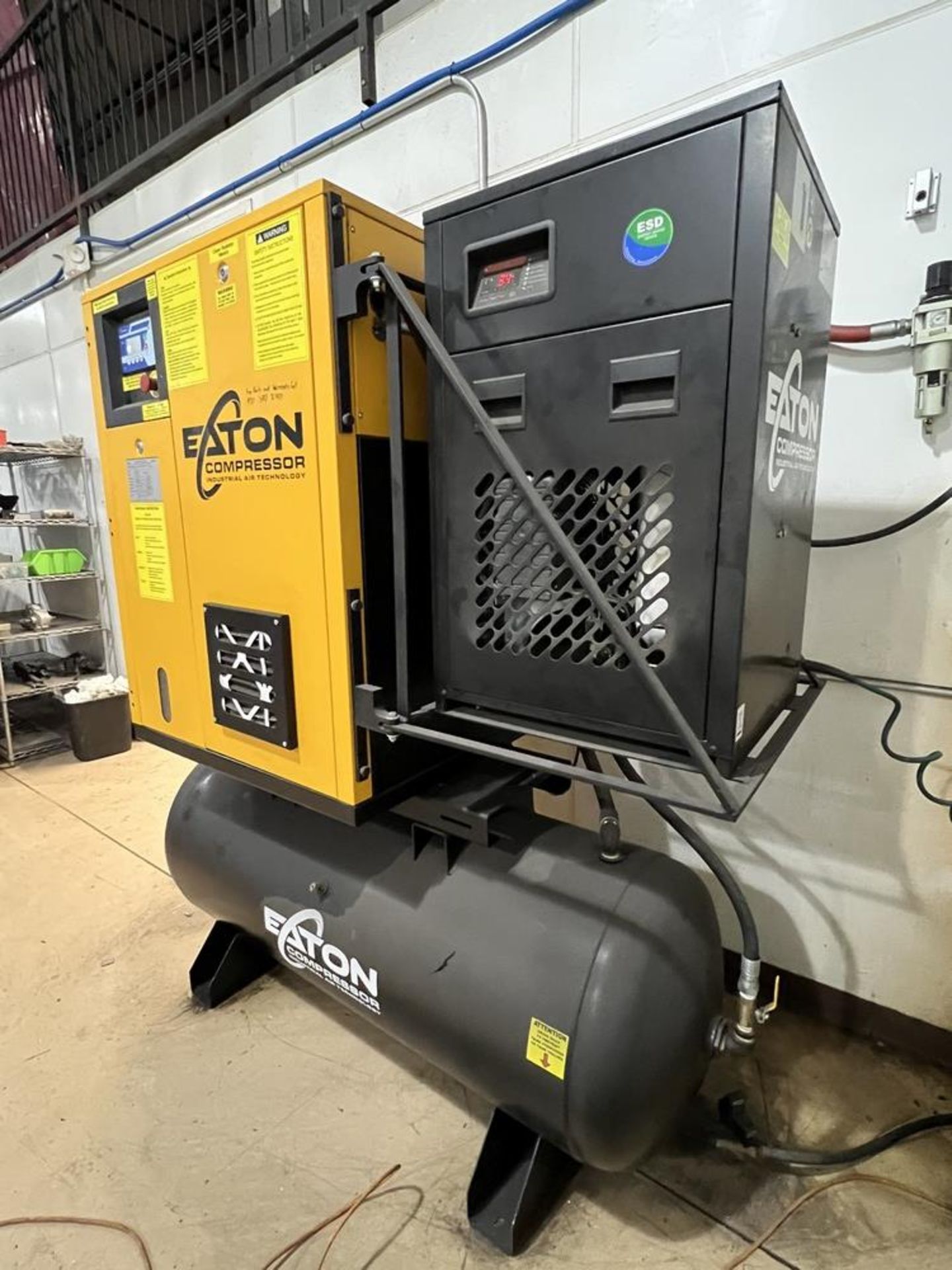 Eaton Compressor Model ERVK 150003 15 HP, 3 Phase, 460V, Variable Speed Drive With Eaton - Image 6 of 9