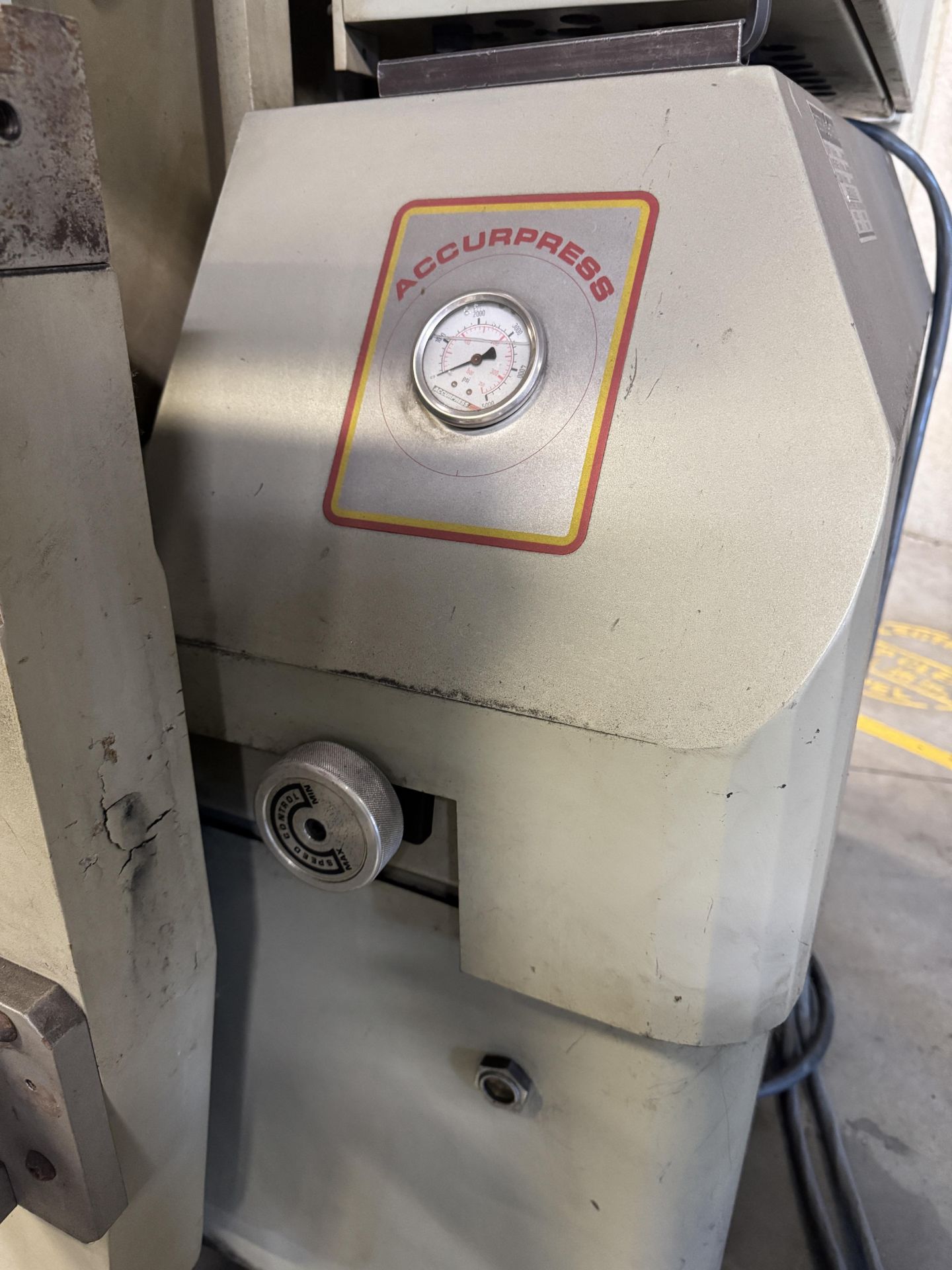 2010 Accurpress 7608, ETS 3000 Control W/ Premium Backgauge, Bend Speed Control, S/N 10502 - Image 3 of 10