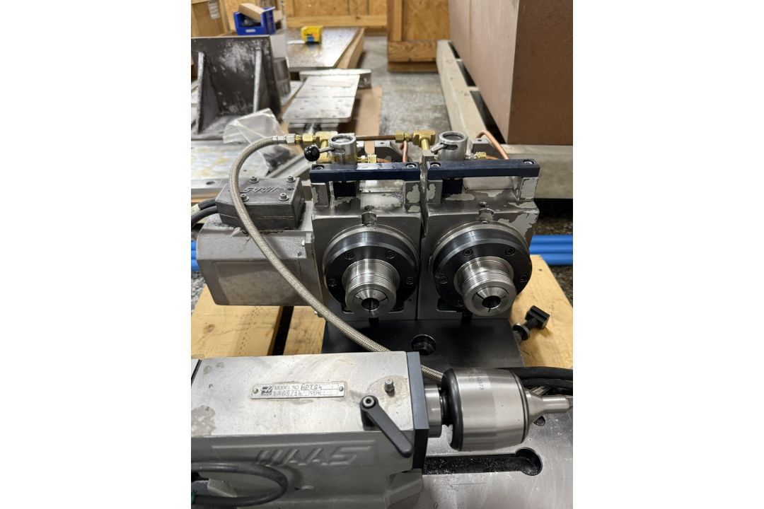 Haas HA2TS SN: 7012608 4th Axis Rotary Table with 2 Spindles and (2) Tailstocks - Image 2 of 5