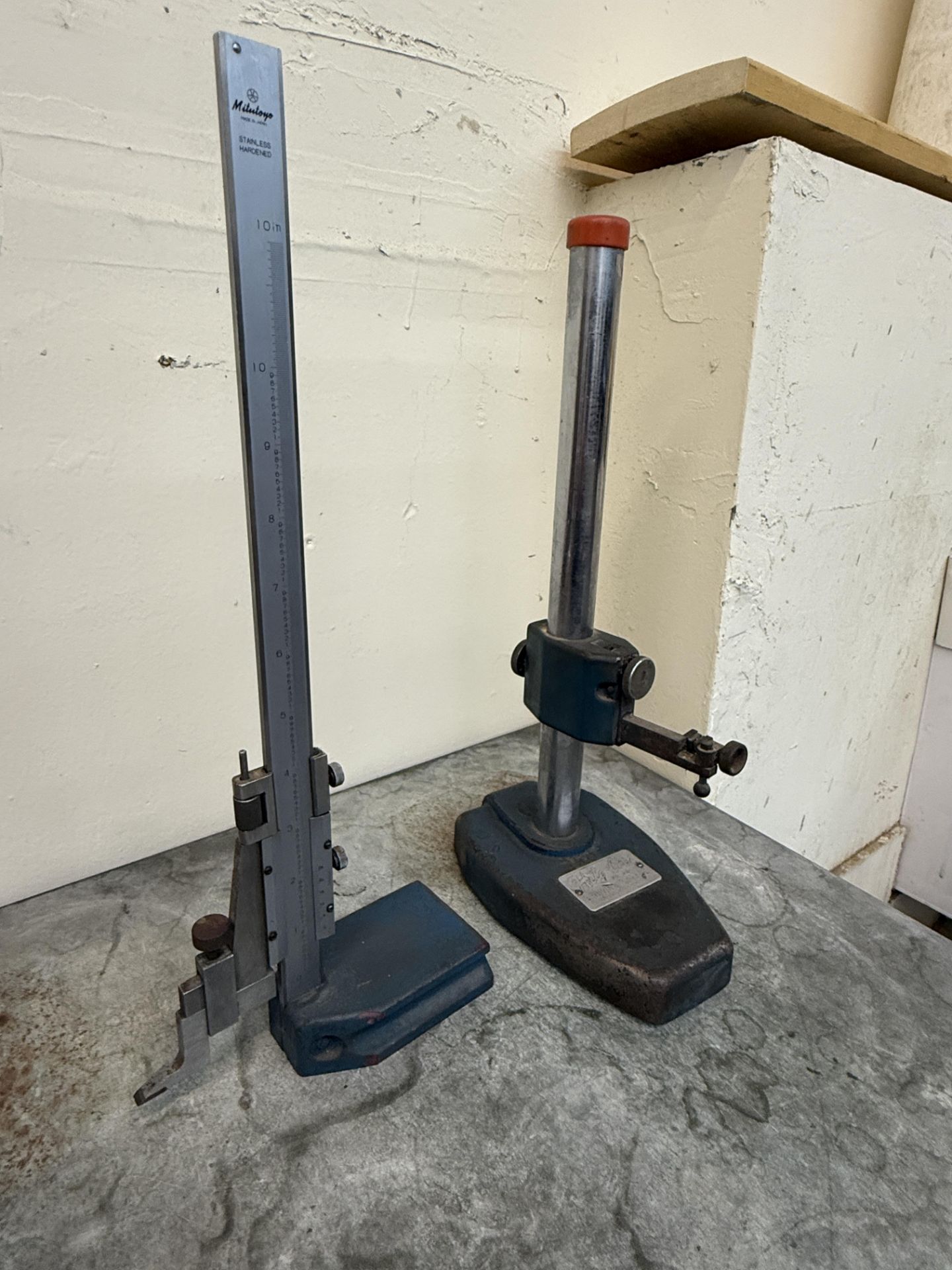 Mitutoyo 0-10" Height Gage & Hite-Chek Brown & Sharpe Indicator Stand - Image 7 of 7