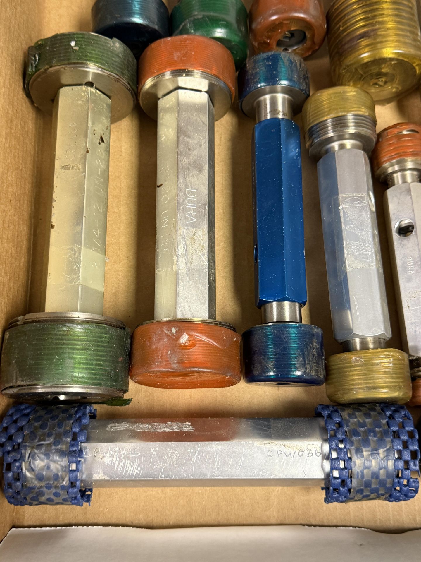 Box of Various Size Large to X-Large Threaded Plug Gages Go & No Go - Image 2 of 9