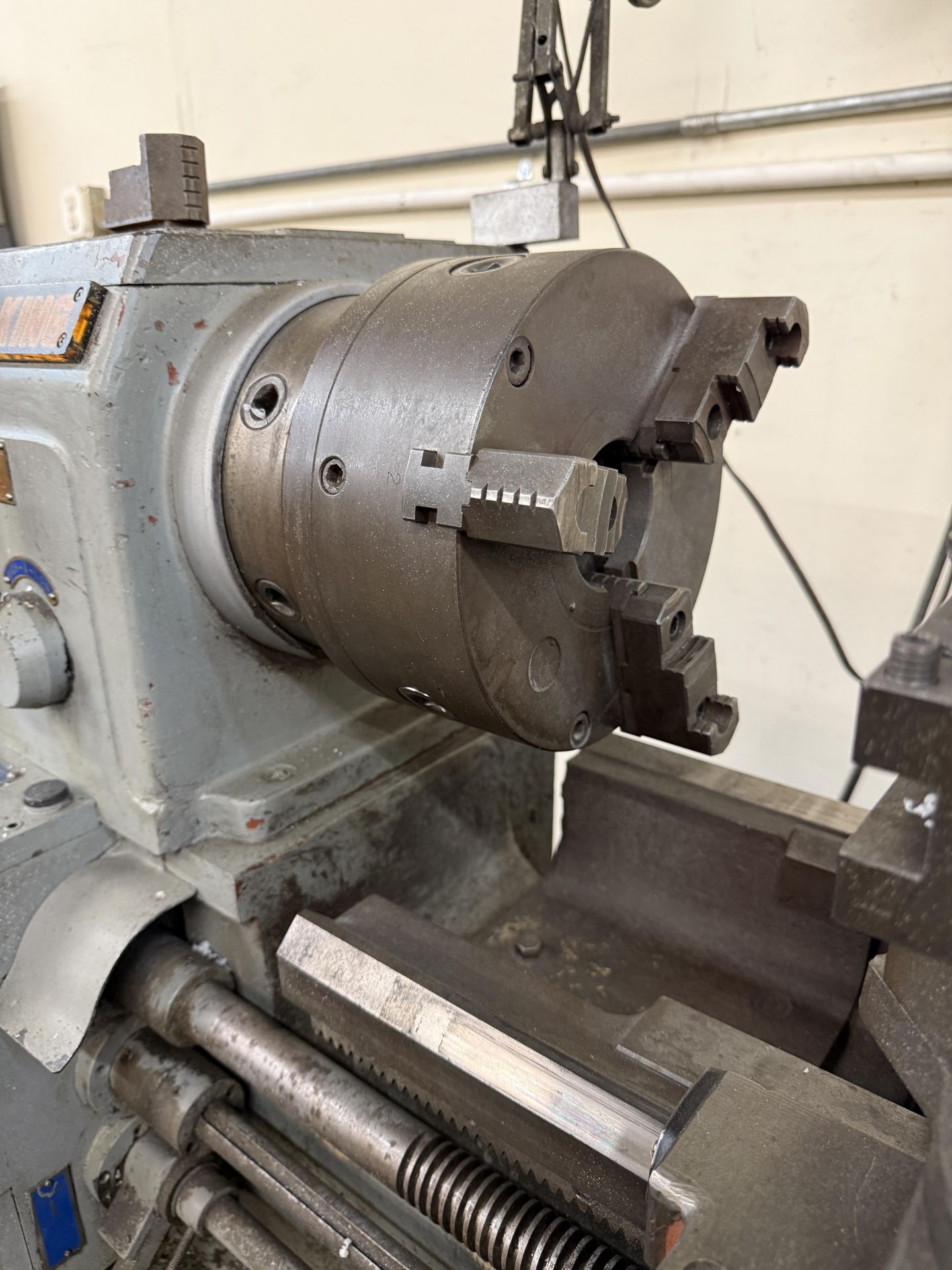 1979 Cut King Model 850 Engine Lathe With Tool Post, 8" 3 Jaw Chuck, Steady Rest, Tailstock, Foot - Image 9 of 15