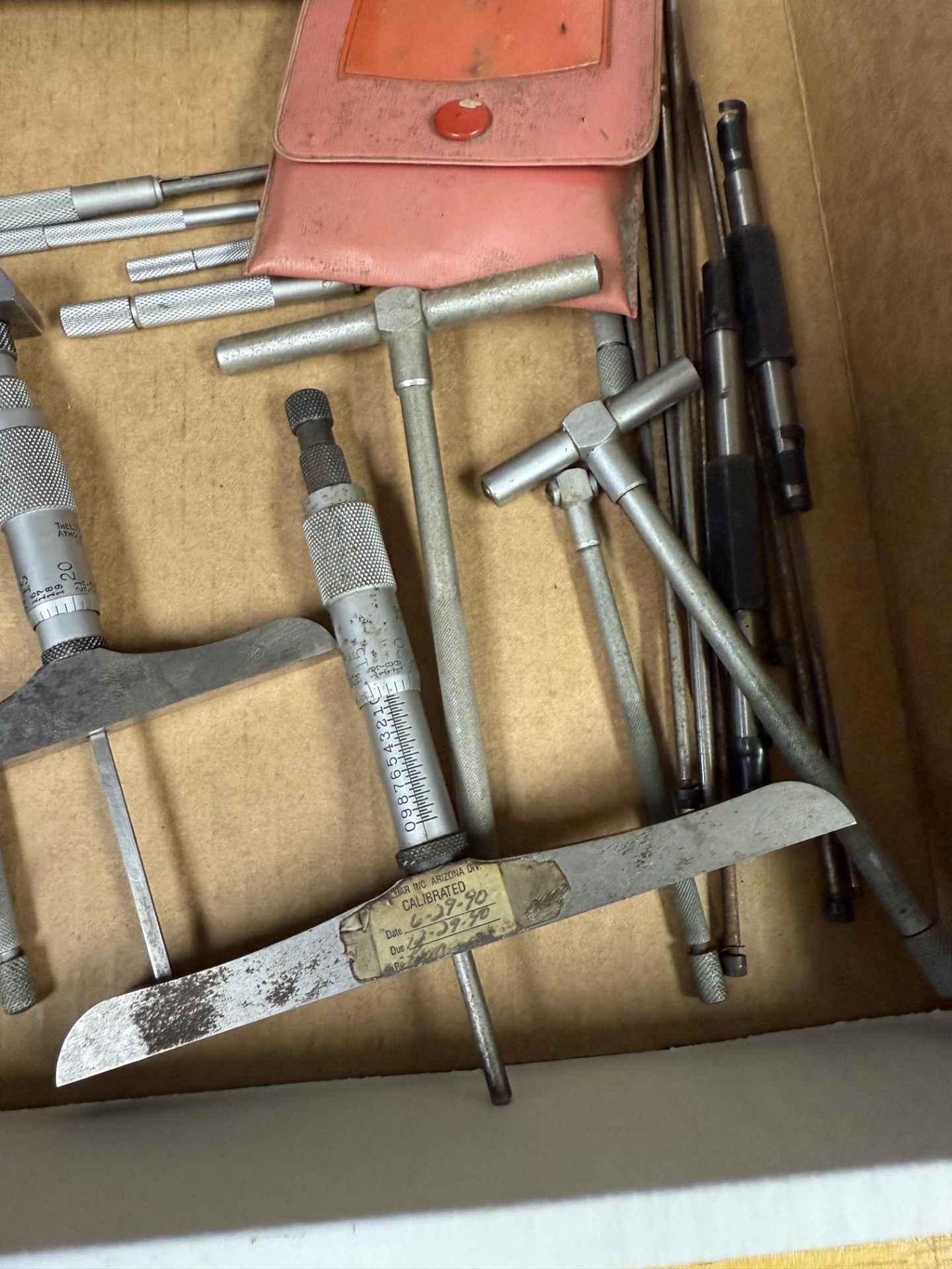 Box of Carious Size Depth Gages NSK, Starrett, Mitutoyo, ST Industries Inc With Mitutoyo Drop Dial - Image 3 of 6