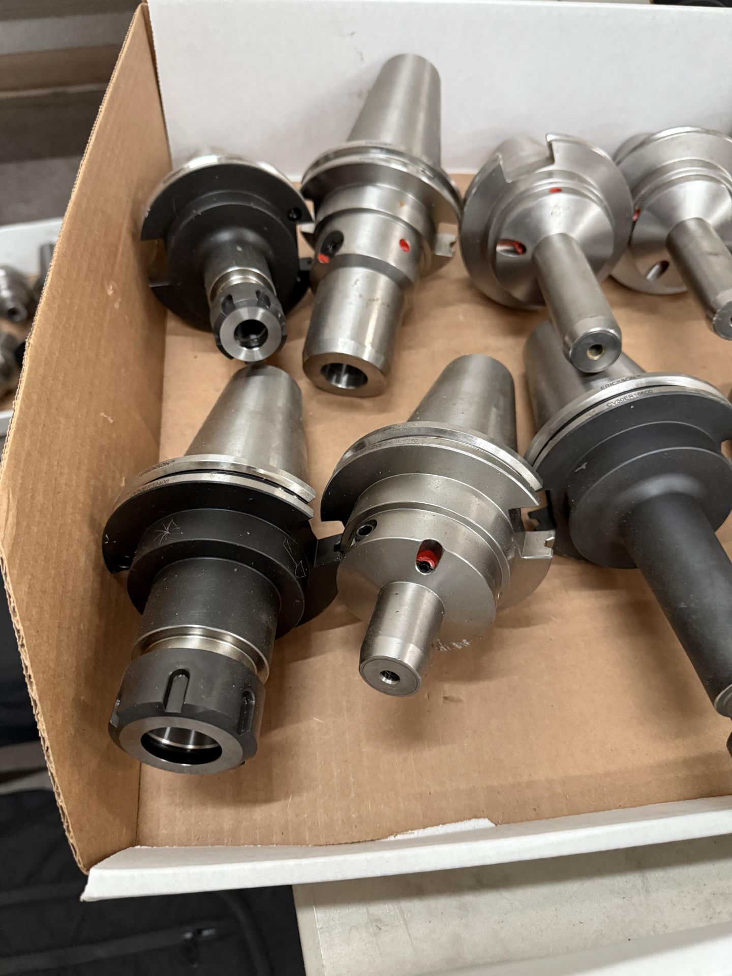 (10) Lightly Used Kennametal Erickson Through Coolant Cat 50 Holders ER-16-20-32 Collets with - Image 2 of 4