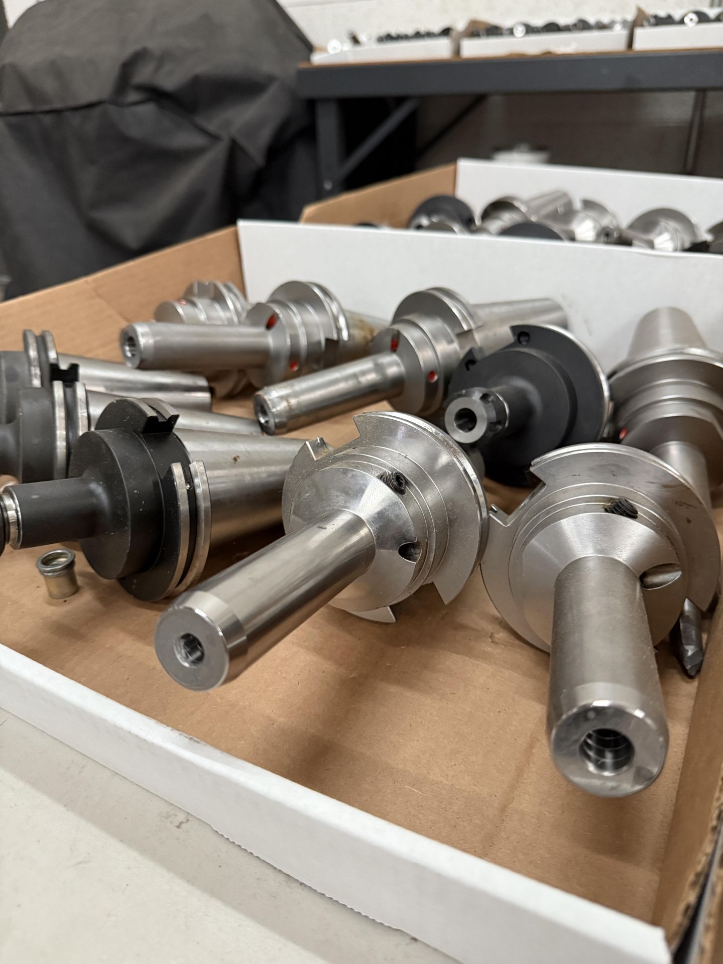 (10) Lightly Used Kennametal Erickson Through Coolant Cat 50 Holders ER-16 Collets with Various Size - Image 5 of 5
