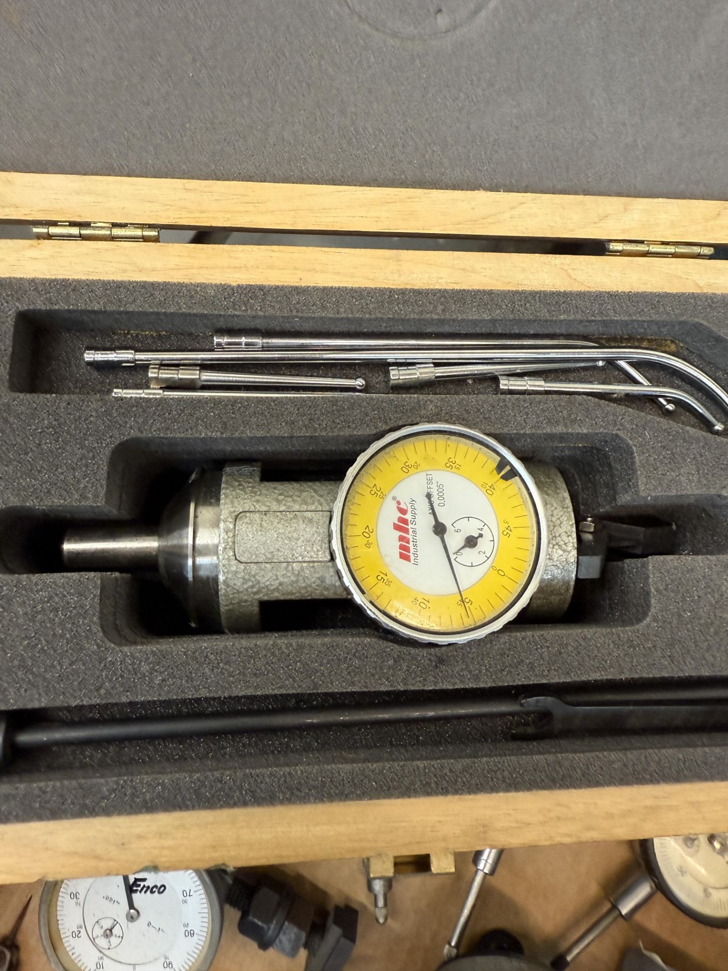 Box of Various Drop Dial Indicators, Mitutoyo, Enco, Hardinge, Elox, Yuasa, Bestest, Brown & - Image 10 of 10