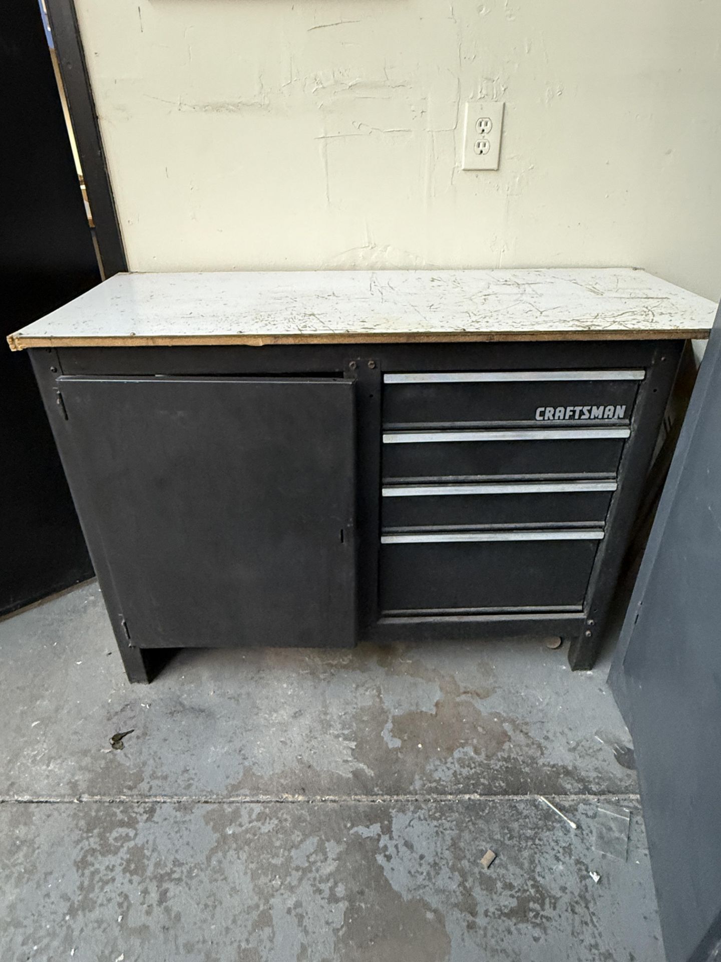 Craftsman 4 Drawer With Cabinet Work Bench Includes, Various Punches, Engravers, Dremel With - Image 11 of 11