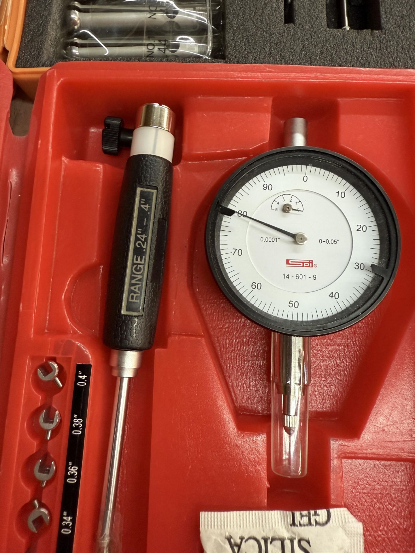 Mitutoyo Bore Gage 526-123 Set & SPI Dial Bore Gage Set 0.24" - 0.4" - Image 3 of 6