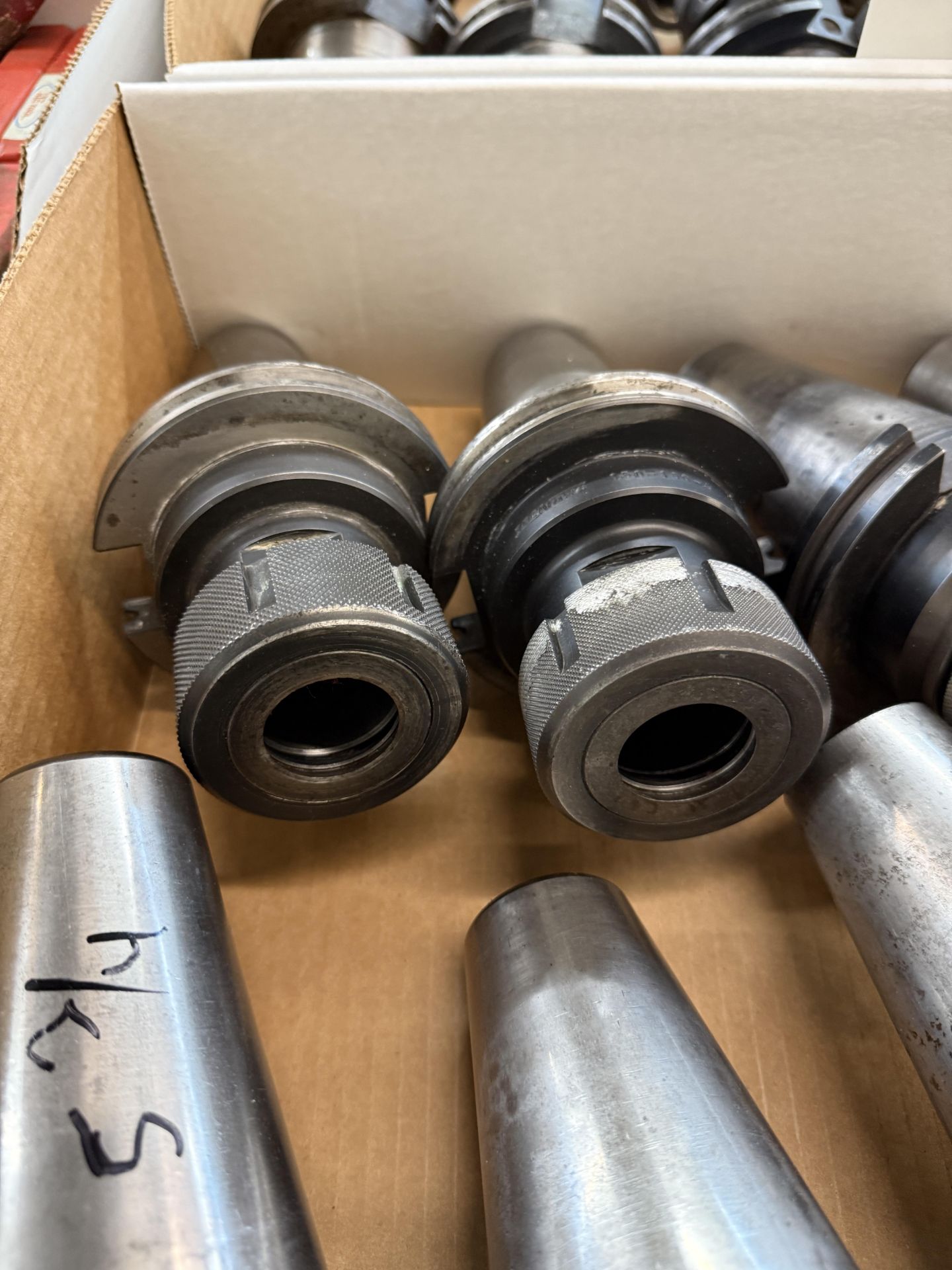 (9) Various CAT 50 Tool Holders, Tecnara, Collet Style & (2) Shell Mill Holders ( (1) 8 Flute & ( - Image 4 of 7