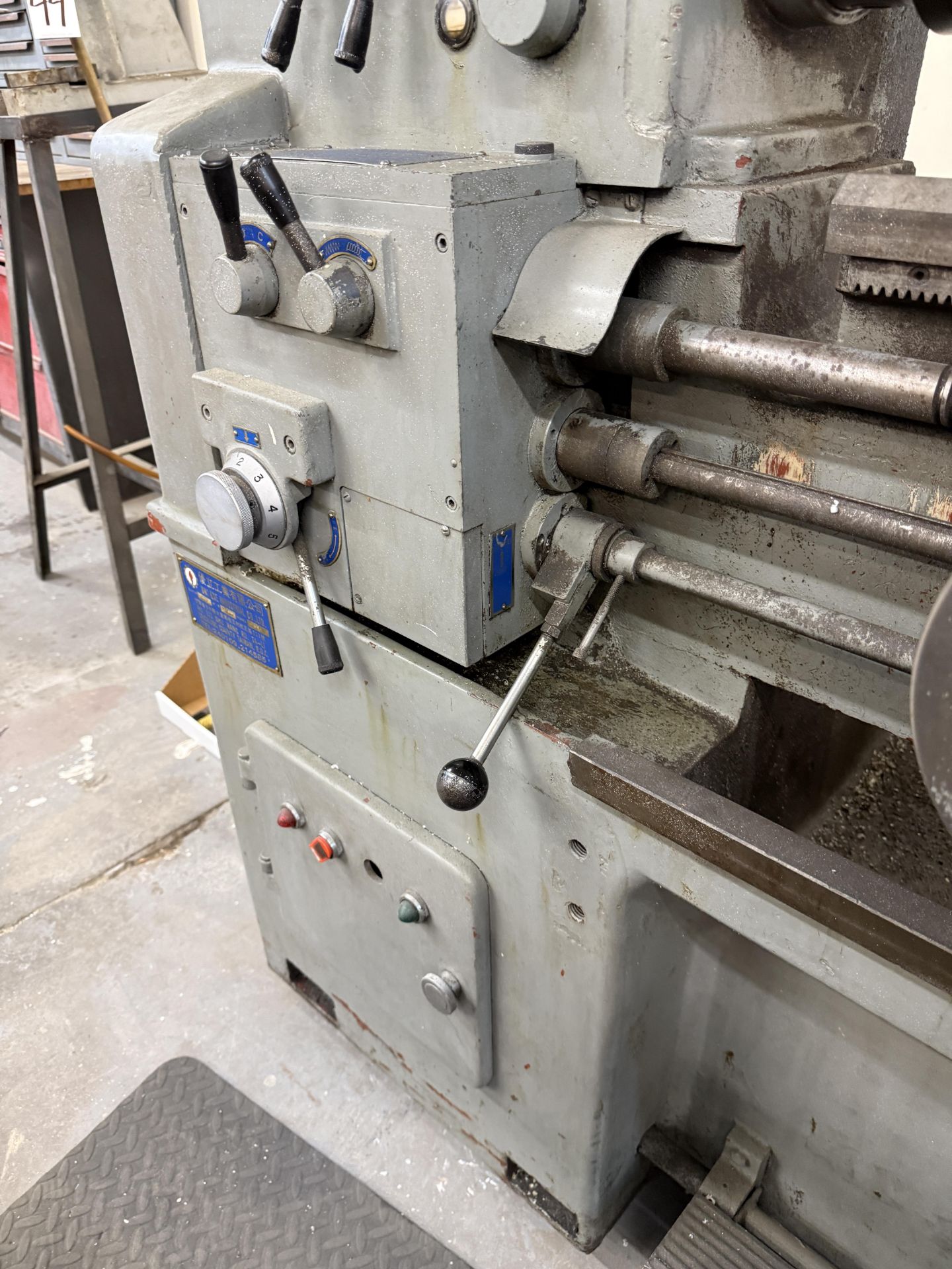 1979 Cut King Model 850 Engine Lathe With Tool Post, 8" 3 Jaw Chuck, Steady Rest, Tailstock, Foot - Image 10 of 15