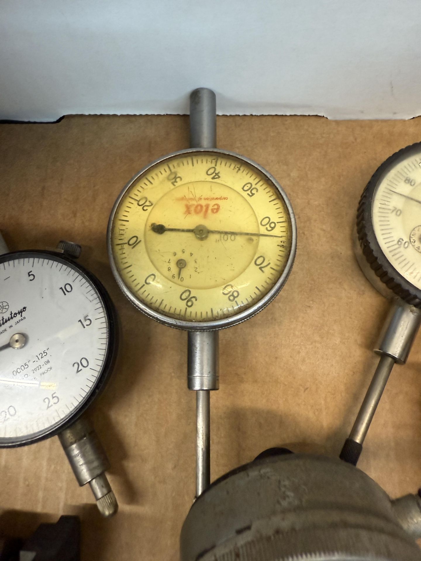 Box of Various Drop Dial Indicators, Mitutoyo, Enco, Hardinge, Elox, Yuasa, Bestest, Brown & - Image 6 of 10
