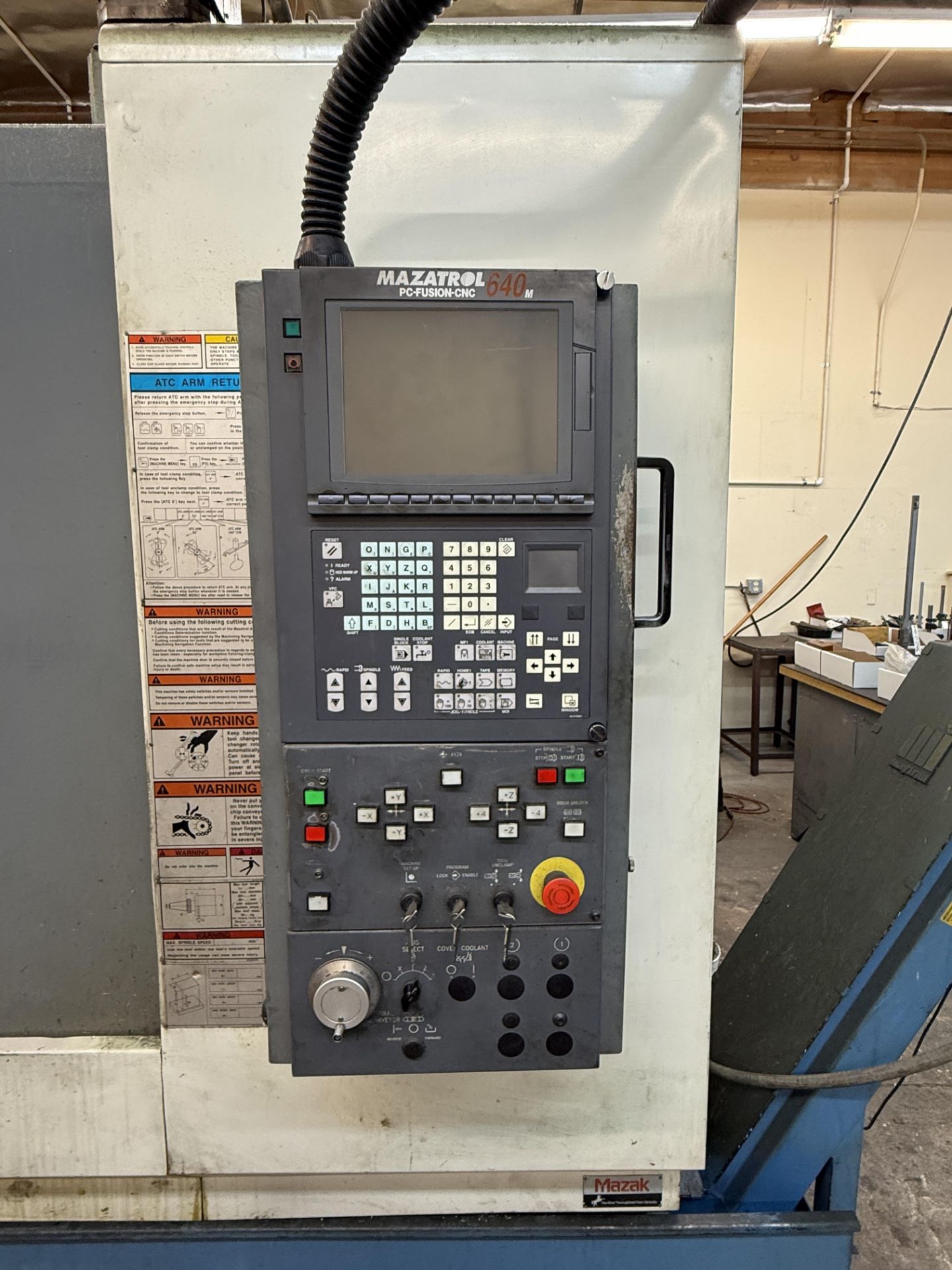 2001 Mazak VTC-200 Vertical Machining Center (Inoperable, Needs Gearbox), 50 Taper, Chip Conveyor, - Image 3 of 16