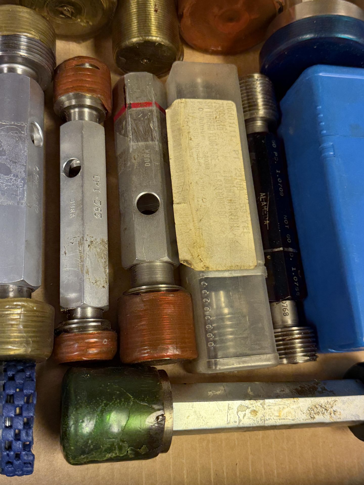 Box of Various Size Large to X-Large Threaded Plug Gages Go & No Go - Image 7 of 9
