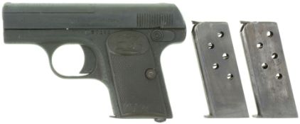 Taschenpistole, Zehna, Kal. 6.35mm