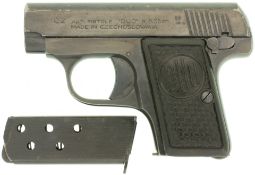 Taschenpistole, CZ Duo, Kal. 6.35mm