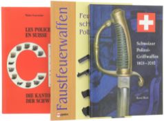 Konvolut von 3 Büchern zur Schweizer Polizei