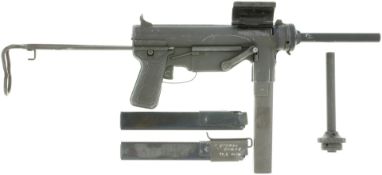 Maschinenpistole, US M3, Grease Gun, 1. Variante, Kal. .45CP