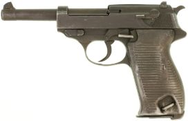 Pistole, Walther P38, SVW 45(Mauserwerke, Oberndorf) Kal. 9mmP