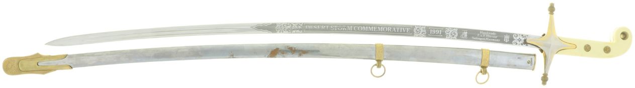 Säbel, Desert Storm Commemorative 1991, E.u.F. Hörster