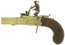 Steinschlossreisepistole, englisch, Kal. 12mm