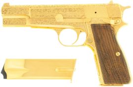 Pistole, FN HP 35, 2. Modell, Kal. 9mmP