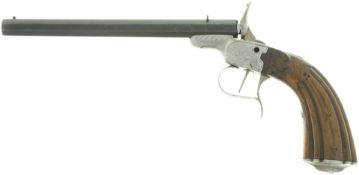 Salonpistole, Flobert um 1860, Kal. 6mmFlobert