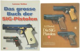 Konvolut von 2 Büchern zu SIG-Pistolen