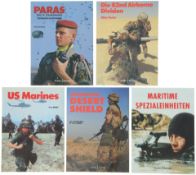 Konvolut von 5 Heften, Europa Militaria