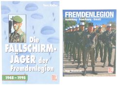 Konvolut von 2 Büchern, zur Fremdenlegion