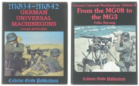 Konvolut von 2 Büchern, Collector Grade Publications, German Universal Machine Guns Volume I & II