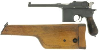 Pistole, Mauser C96, Kal. 7.63Mauser