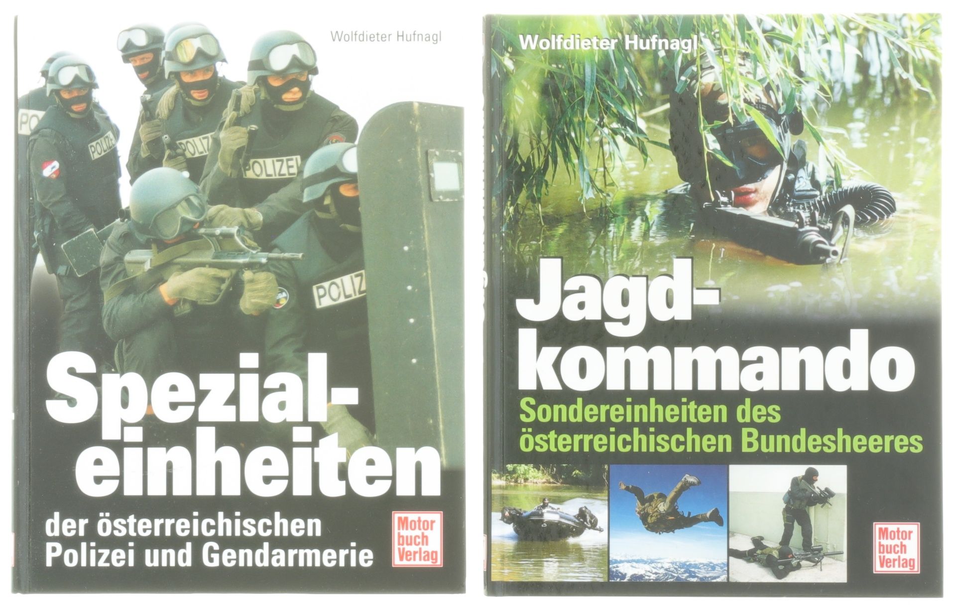 Konvolut von 2 Büchern, zu Österreichischen Spezialeinheiten
