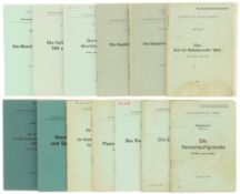 Konvolut von 13 Reglementen der Schweizer Armee