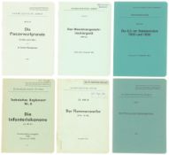 Konvolut von 6 Reglementen der Schweizer Armee