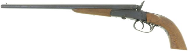 Doppellaufpistole, Hahnmodell, Kal. 10mm/7,5mm