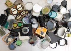 A large quantity of camera accessories: to include an MPP Wollensak Raptor lens no. B73455; a