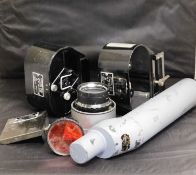 A mixed lot of aerial reconnaissance camera equipment: to include a Taylor , Taylor & Hobson 4