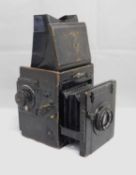 A Thornton Pickard Junior Special camera, with J H Dallmeyer f/4.5 - f/5.3 anastigmatic lens