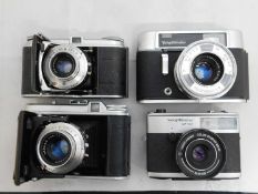 Four Voigtlander camera's: to incldue a Voigtlander Perkeo I; a Voigtlander Vito; a Voigtlander